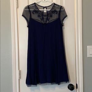 Navy formal loose dress